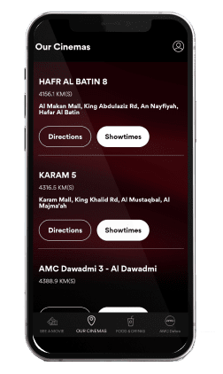 amc cinemas - mobile app5 design