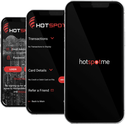 hotspotme - mobile app design