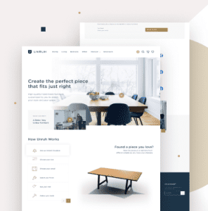unruh furniture website design 1